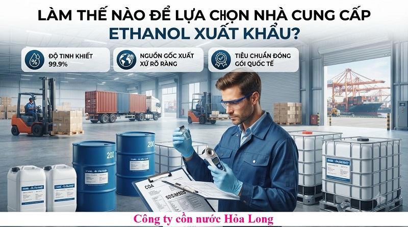 Cồn Ethanol Đạt Tiêu Chuẩn Xuất Khẩu – Giải Pháp Nguyên Liệu Cho Doanh Nghiệp
